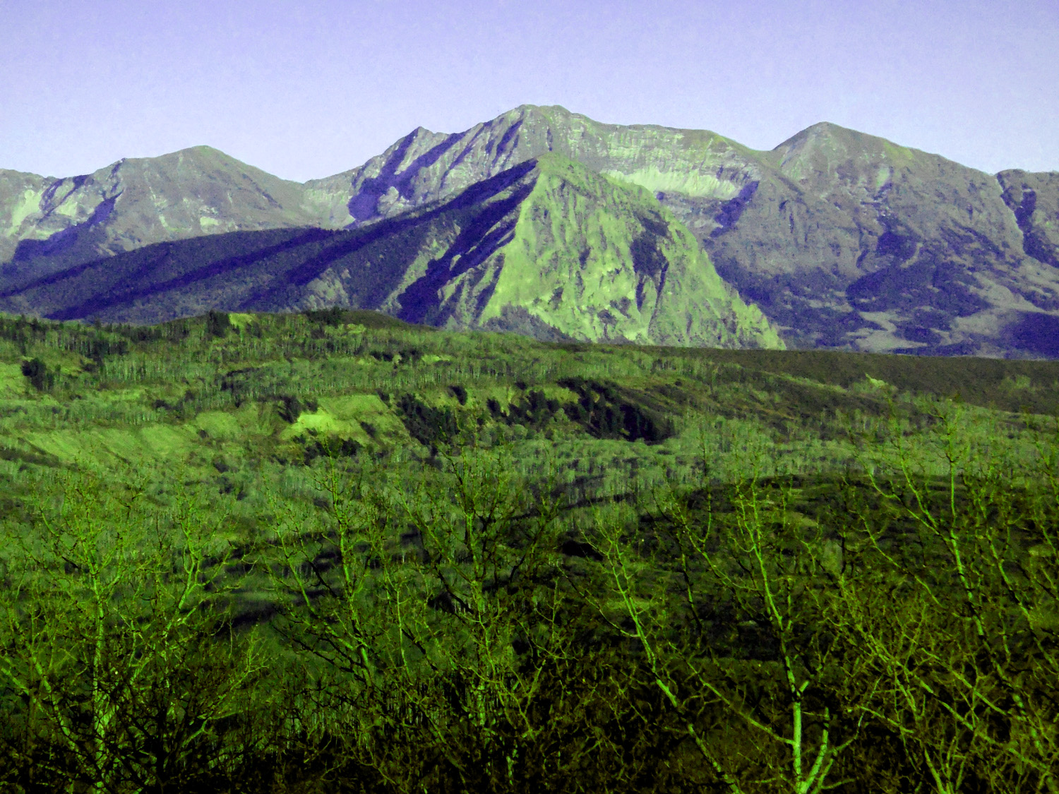 Marcellia Mountain and Ruby Range