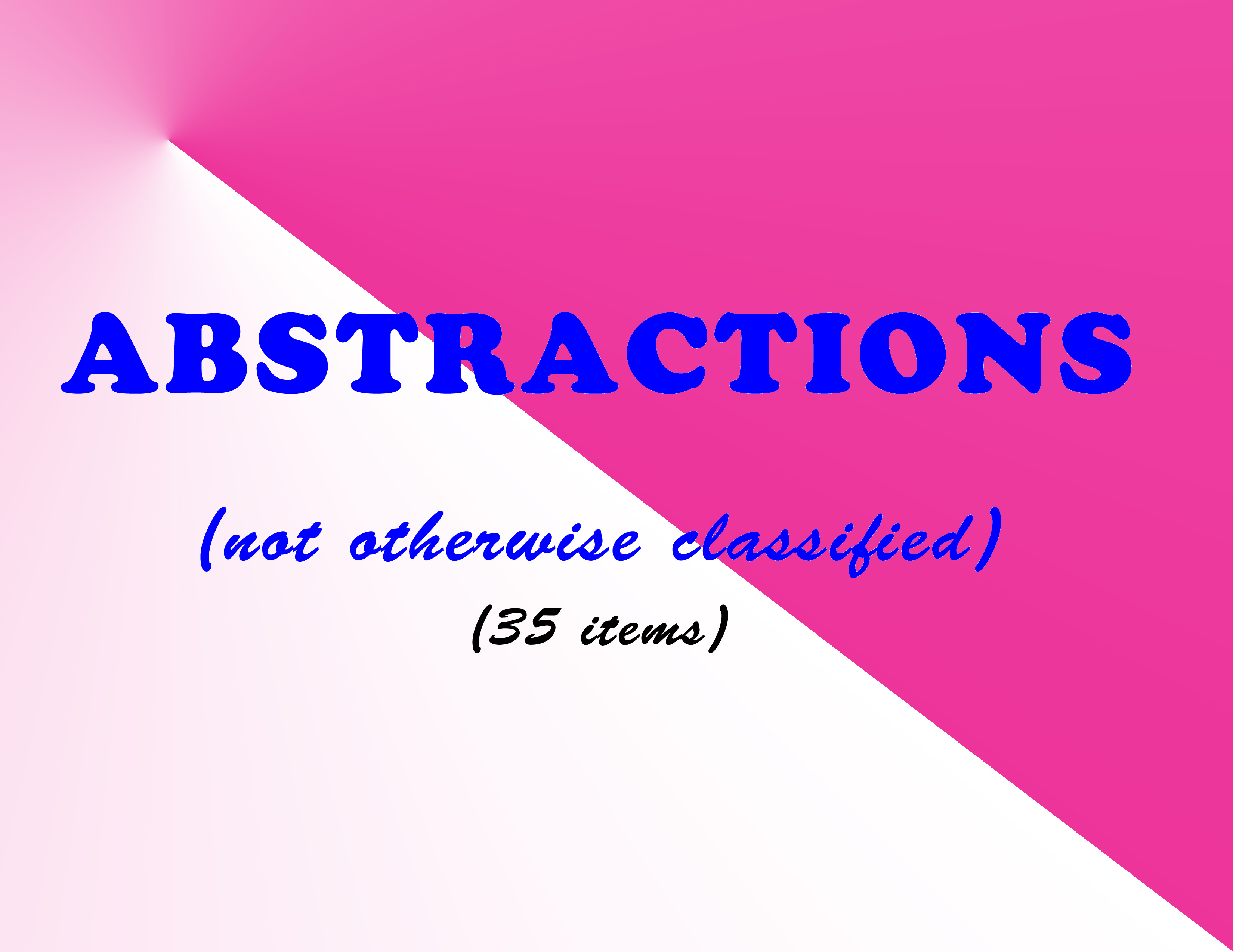 Abstractions Title