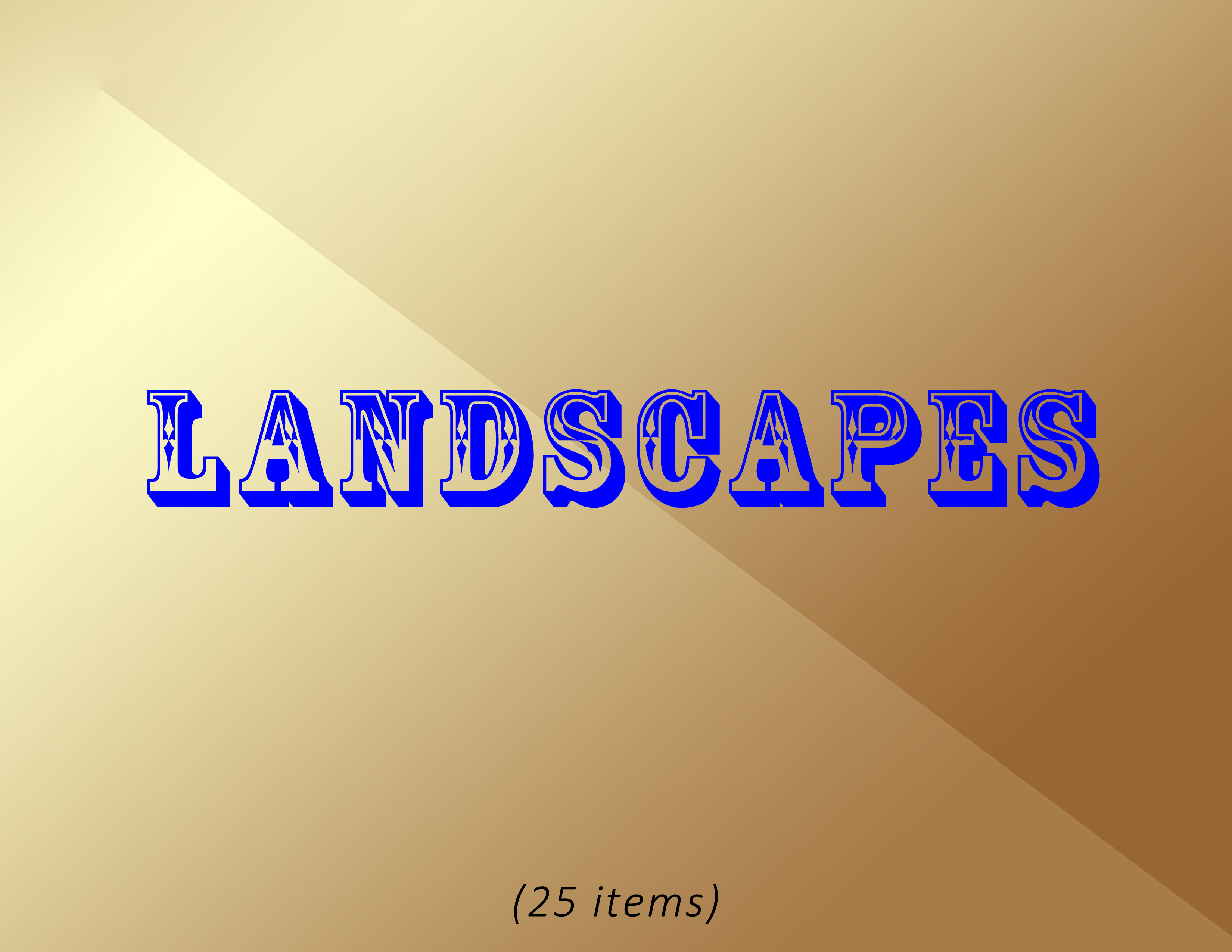 Landscapes Title