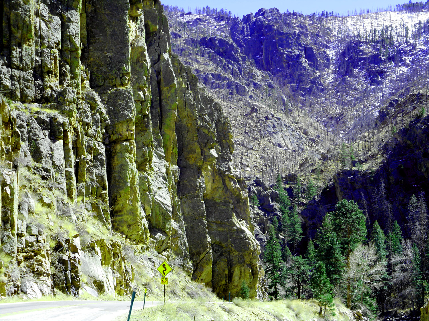 Granite Canyon Walls